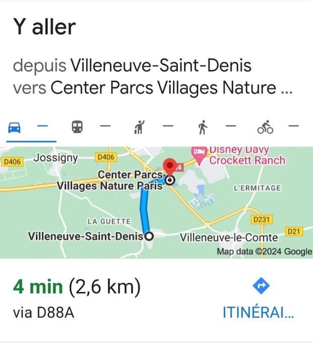 Villeneuve-Saint-Denis Charmant Appartement 2 Pieces Proche Disneyland מראה חיצוני תמונה